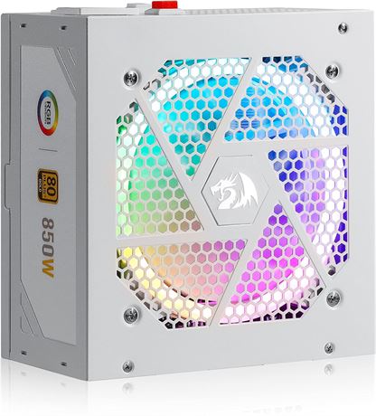 Redragon RGPS-850W 80+ Gold Bloc d'alimentation ATX 3.1 PCIe 5.1 modulaire