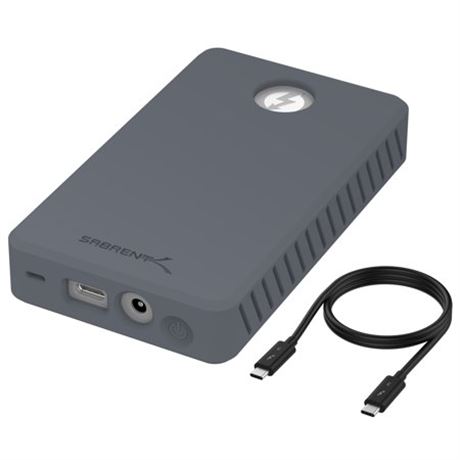 SABRENT Thunderbolt 3 Dual NVMe M.2 SSD Tool-Free Enclosure