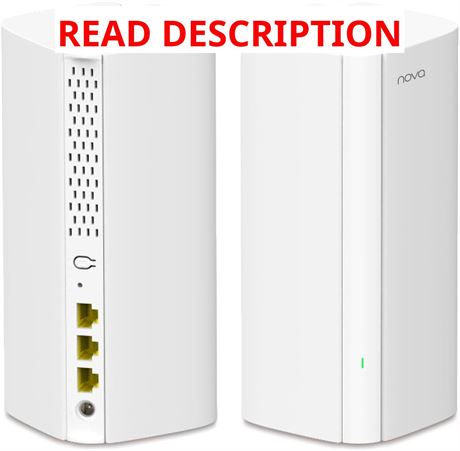 Tenda AX3000 Mesh WiFi 6 System Nova MX12 Dual-Band 5000sqft 2-Pack Router