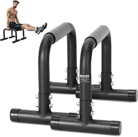 VEVOR Dip Bars – 12", 500lb Capacity, Home Gym Stand