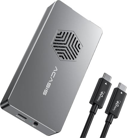 ACASIS 40Gbps M.2 NVMe Enclosure USB4 Fan 8TB Support