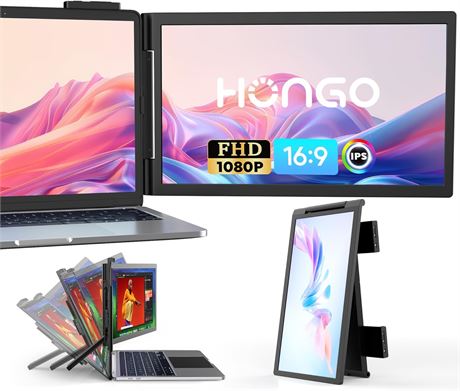 Moniteur portable 14 po FHD IPS USB-C/HDMI Plug & Play   double  cran