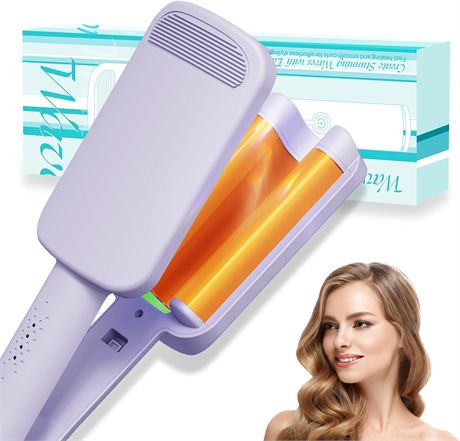 Fer à Onduler 3 Barils Rovy 1.25” Waver Violet