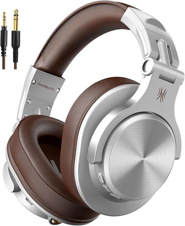 OneOdio A70 Fusion Bluetooth Headphones, 72Hr Battery, Wired/Wireless DJ