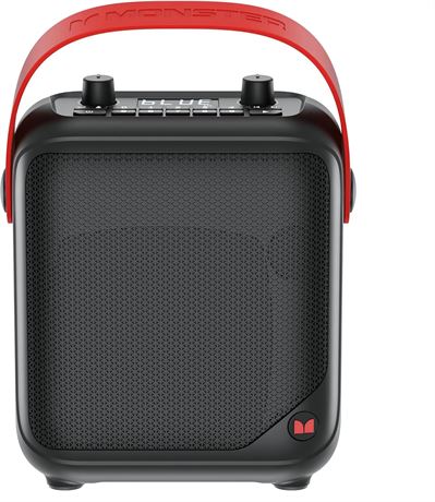 Monster MFS 1 Portable Bluetooth Speaker, 40W Stereo, 12H, TF/USB/AUX