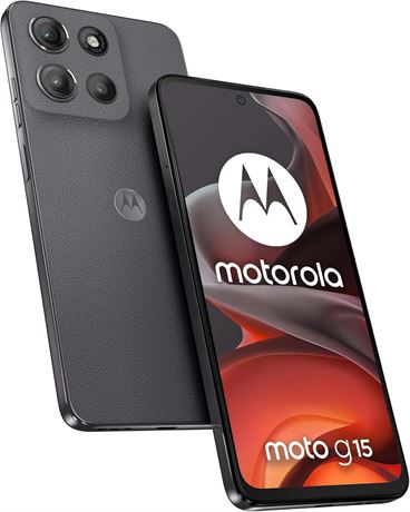 Motorola Moto G15 4GB+128GB, 6.72" Display, 5200mAh, Helio G81, Android 15