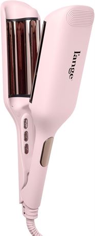 L'ANGE SculptWaver Titanium Deep Waver Crimper Blush Large