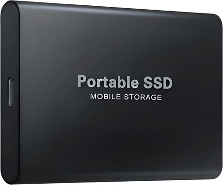 5TB External Portable SSD USB 3.0 Type-C Shockproof High-Speed Storage