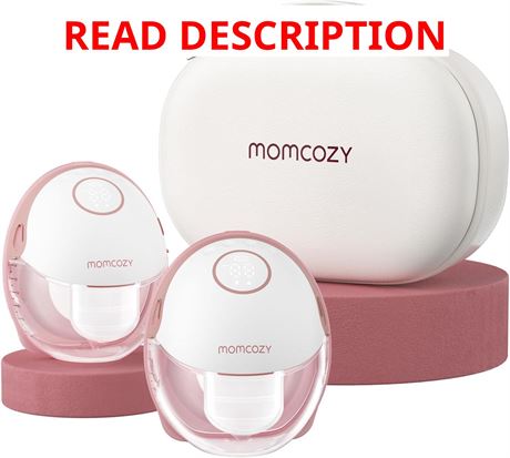 Momcozy M6 tire-lait portable mains libres 3 modes 9 niveaux rouge