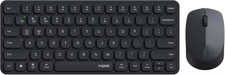 RAPOO 9010M Wireless Keyboard & Mouse Multi-Device, 2.4GHz/Bluetooth 5.0