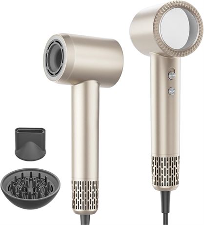 Sèche-cheveux Careboda ionique 1400 W diffuseur moteur brushless