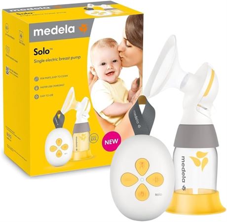 Medela Solo Breast Pump - Lightweight Single Electric with Flex Shields