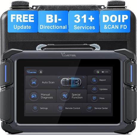 VDIAGTOOL VD70 Lite Diagnostic bidirectionnel OBD2, CAN FD/DoIP