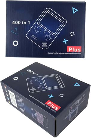 Console Rétro Portable 400 Jeux Double Joueur Connectable TV Enfants Cadeau