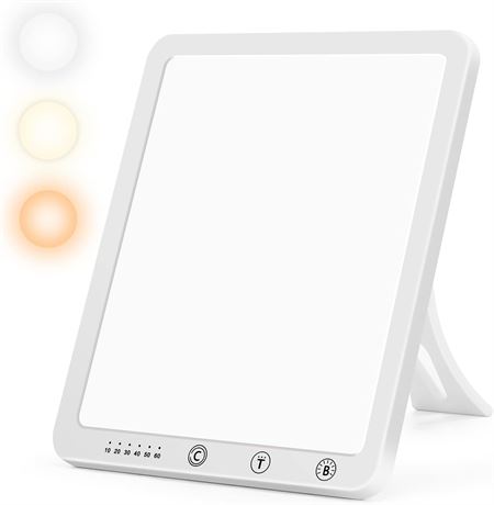 Lampe Thérapie Lumière 10000 Lux UV-Free Beige