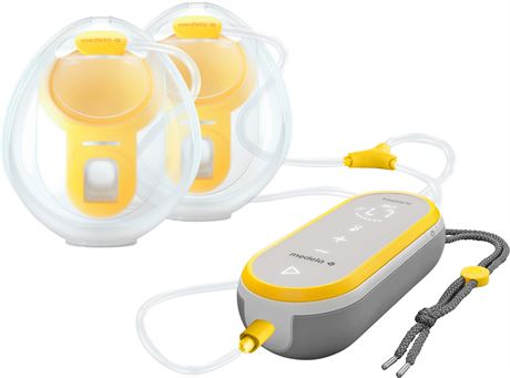 Medela - Freestyle  Hands-free Double Electric Breast Pump - Gray