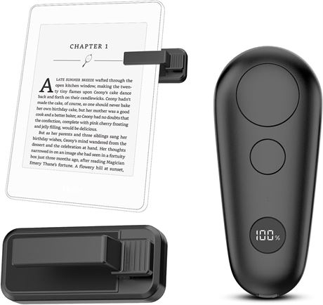 T l commande de page-turn pour Kindle Paperwhite/Scribe/Oasis   noir