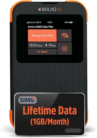 SIMO Solis 5G Mobile WiFi Hotspot Global No SIM