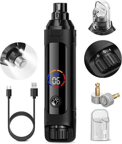 Limeur Électrique 6 Vitesses LED Chiens & Chats Rechargeable