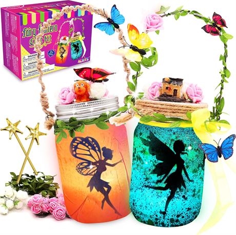 Alritz kit lanterne fée DIY, cadeau Noël enfants, veilleuse télécommande