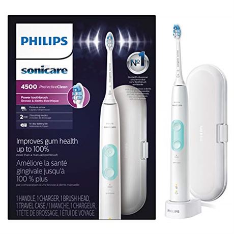 Philips Sonicare ProtectiveClean 4500 Gum Health Rechargeable Toothbrush