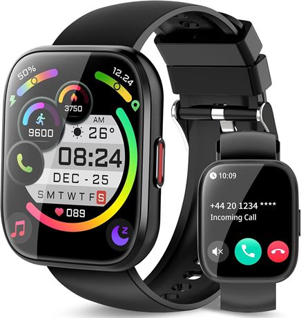Montre connect e homme/femme   Bluetooth,  cran 1.85" HD, 112 modes, IP68