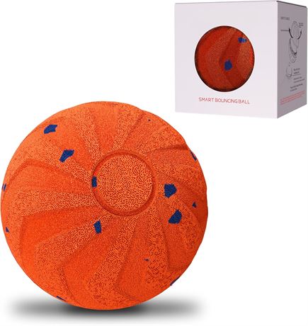 Interactive Pet Toy Ball - Self-Rolling, Waterproof (IPX7), for Medium Dogs