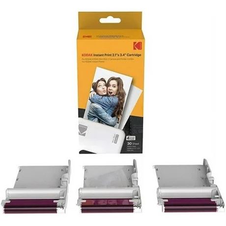 Kodak ICRG-230 4PASS Printer Cartridges with Laminate – 30 Pack