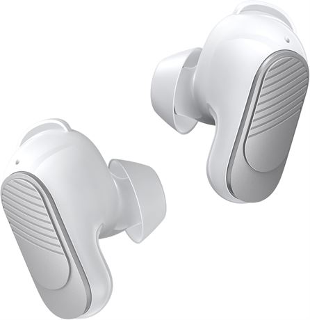 BUGANI Wireless Earbuds, Deep Bass, 24H Playtime, BT 5.3, IPX6 (White)