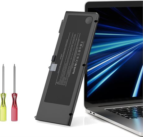 A1382 Battery for MacBook Pro 15in A1286 2011-2012, 7200mAh