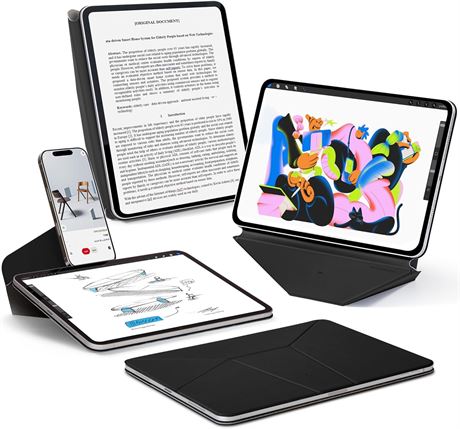 MOFT Dynamic Folio Case for iPad Pro 11" Magnetic Ultra Thin Black