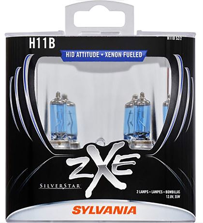 Sylvania H11B SilverStar zXe Bulb, 2-Pack
