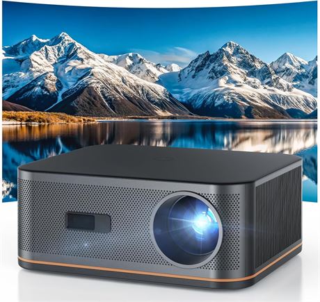 HAPPRUN 2000 ANSI 4K Projector Auto Focus 300" Smart Home Theater Indoor Outdoor
