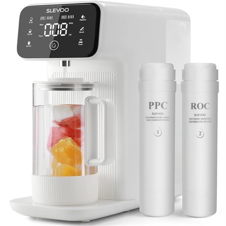 Filtration Eau Osmose Inverse 6 Étapes Compteur TDS Carafe 4L Bureau