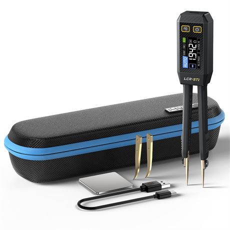 FNIRSI LCR-ST1 Mini Smart Tweezer LCR ESR Tester for SMD Resistance