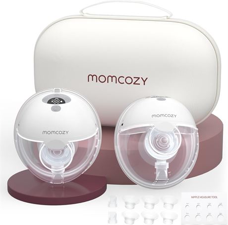 Momcozy M5 Hands-Free Wearable Breast Pump 2-pack