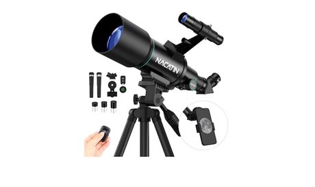 NACATIN T lescope 90mm, 800mm focal - r fracteur avec adaptateur t l phone