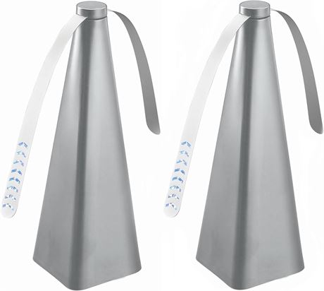 Treva Bug Fan, Fly Deterrent, Battery Powered, Silver (2 Pack)