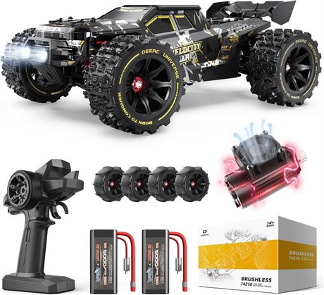 DEERC Brushless RC Car - 50+ MPH