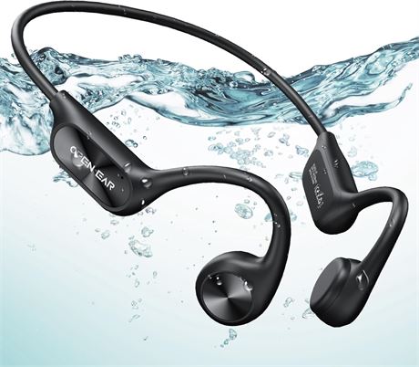 Casque natation conduction osseuse IP68 Bluetooth MP3 32 Go