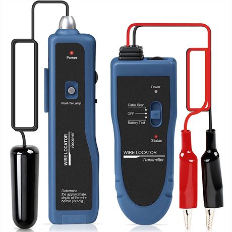 SZJMS Rechargeable Underground Cable Locator for Wire & Pet Fence Tracking