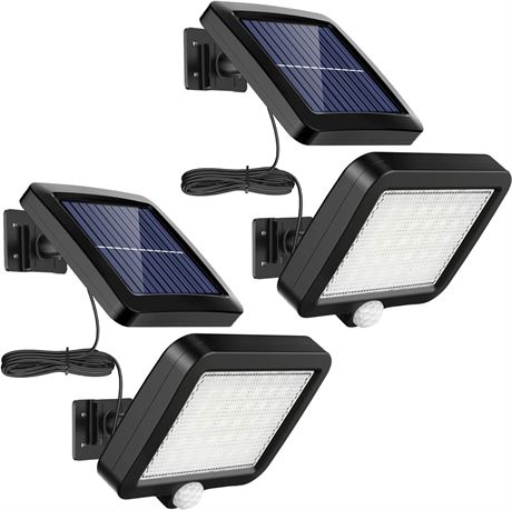 MPJ applique solaire extérieure 56 LED détecteur mouvement IP65 lot 2
