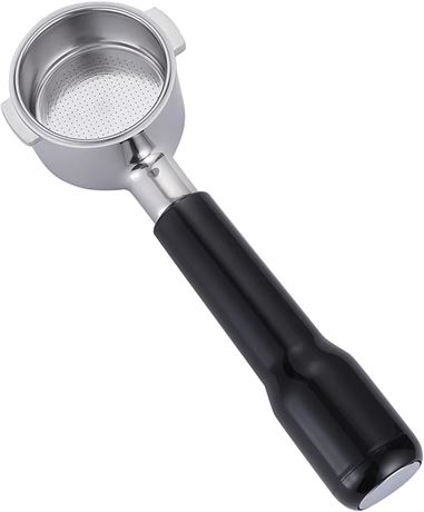 DeLonghi 51mm Bottomless Portafilter Stainless with 2-Ear Basket for ECP
