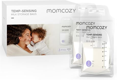 Momcozy Sacs de conservation du lait maternel   couleur changeante jetables
