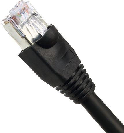 Câble Cat6 extérieur étanche 30ft, cuivre pur, blindé