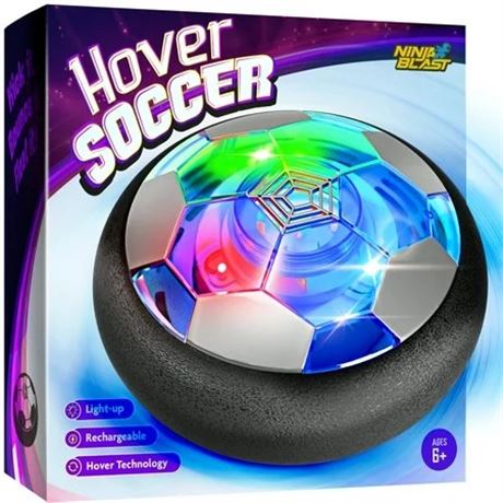 Hover Soccer Ball for Kids Light-Up Indoor Toy for Boys 6-12