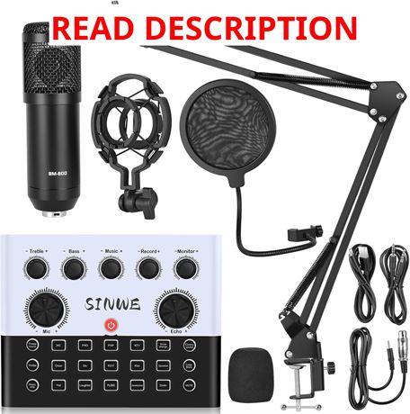 F993 All-in-One Podcast Bundle, BM-800 Voice Changer Audio Interface