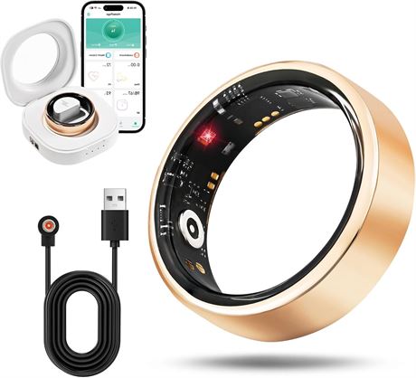Smart Ring: Waterproof Fitness, Heart Rate & Sleep Tracker (13#)