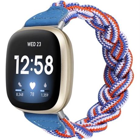 Wearlizer Elastic Band for Fitbit Sense 2/Sense, Versa 4/3 Watch Bands