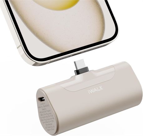 iWALK 4500mAh USB-C Power Bank 20W Fast Charge for iPhone/Android
